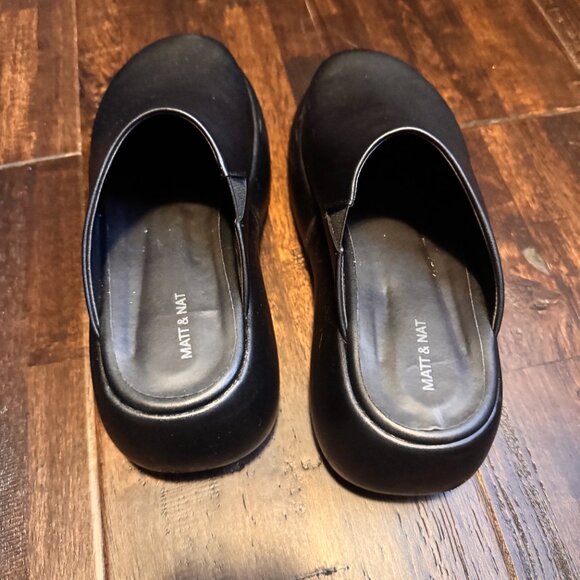Matt & Nat - JUNE Women's Vegan Mules Black - EU 40 US 9 - Picture 3 of 3